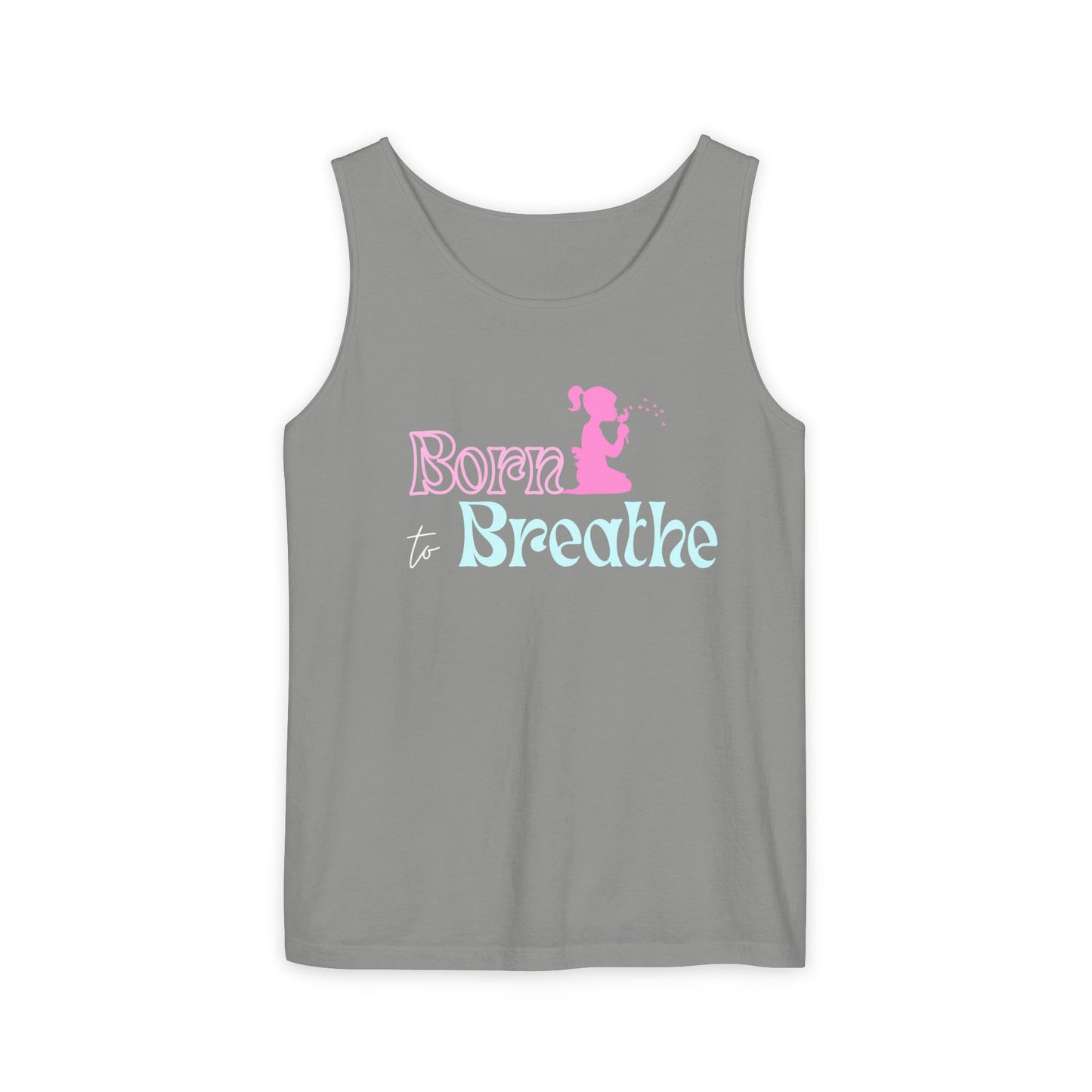 Born to Breathe Tank Top | Unisex Summer Shirt, Casual Wear, Fitness Gear, Gift for Her, Relaxation Apparel