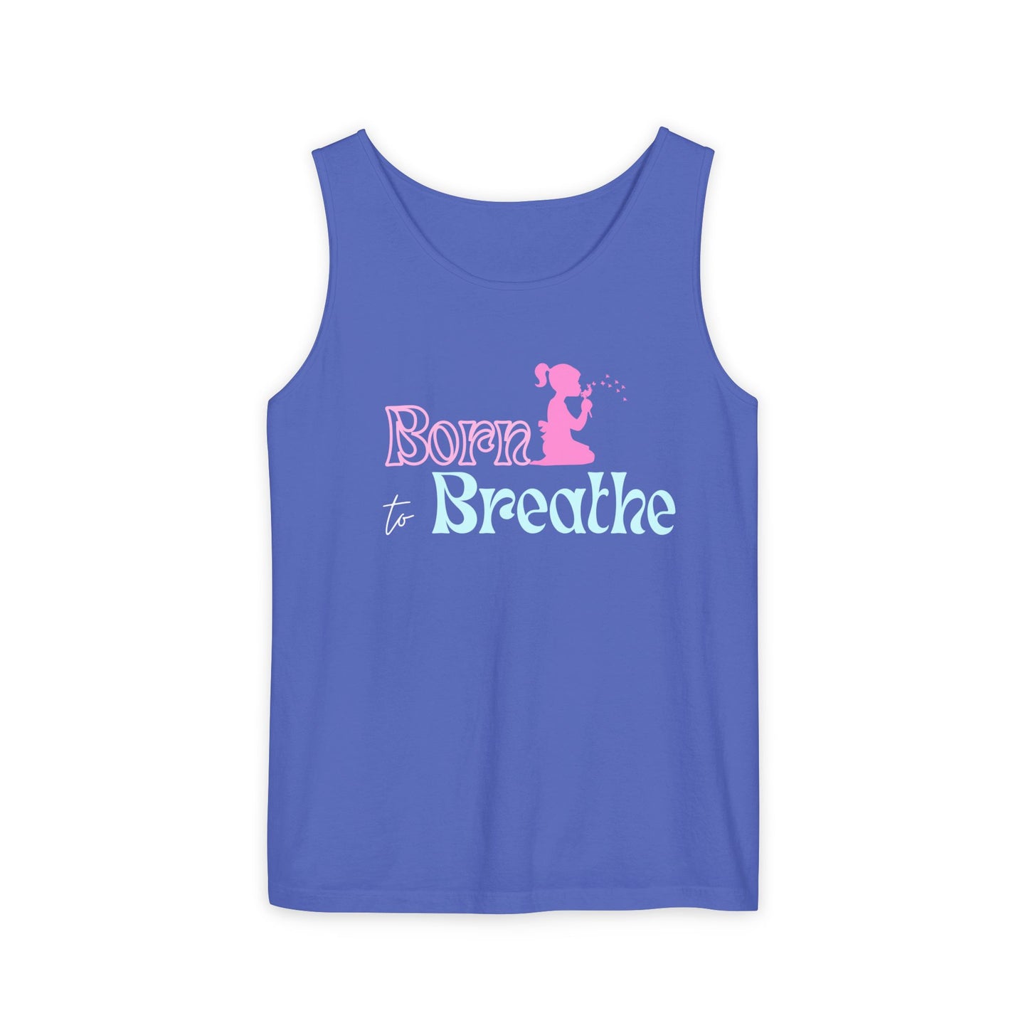 Born to Breathe Tank Top | Unisex Summer Shirt, Casual Wear, Fitness Gear, Gift for Her, Relaxation Apparel