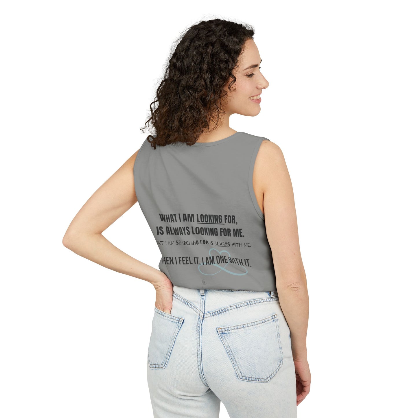Acceptance Time | Tank Top | Unisex Summer Shirt, Casual Wear, Fitness Gear, Gift for Her, Relaxation Apparel