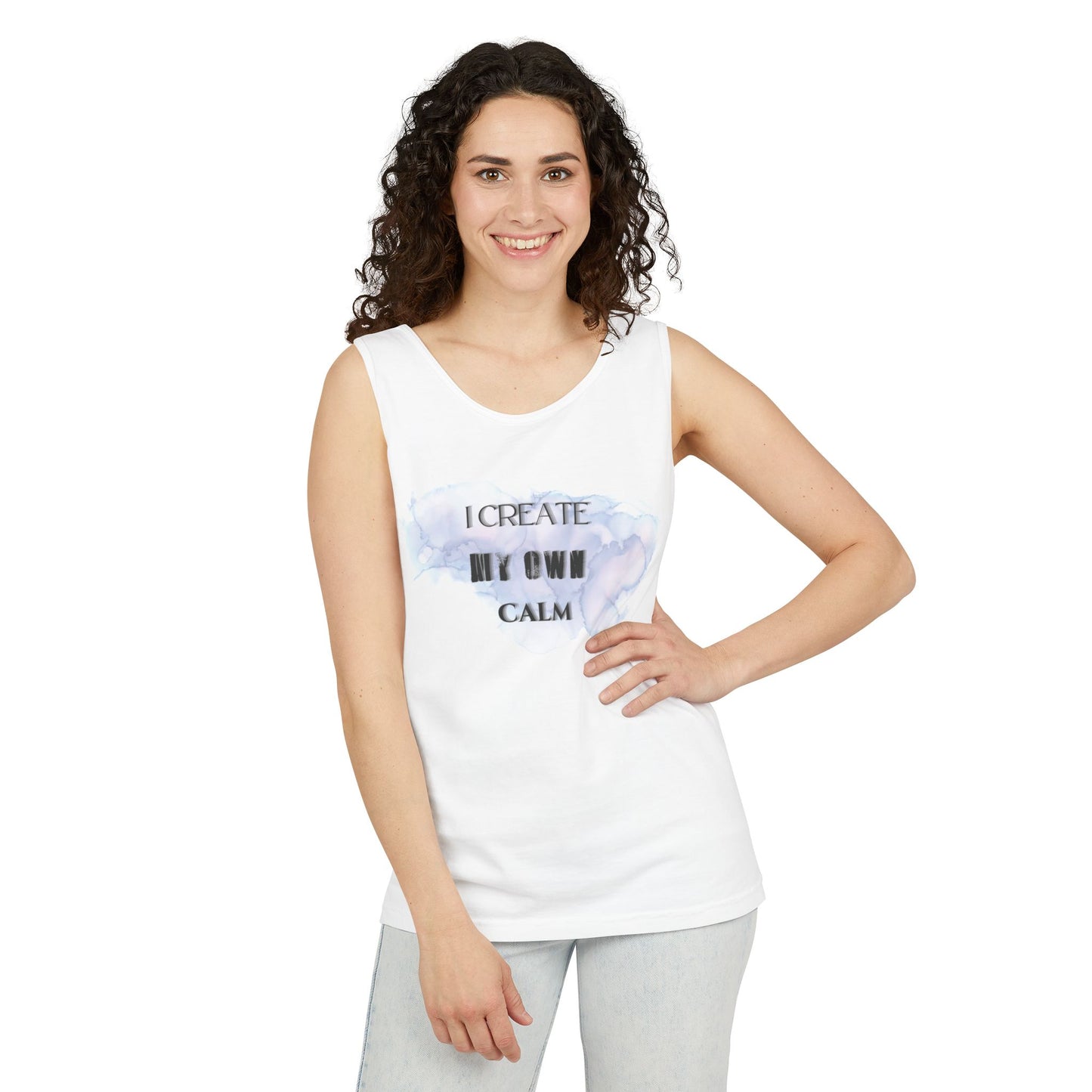 I Create My Own Calm | Tank Top | Unisex Summer Shirt, Casual Wear, Fitness Gear, Gift for Her, Relaxation Apparel