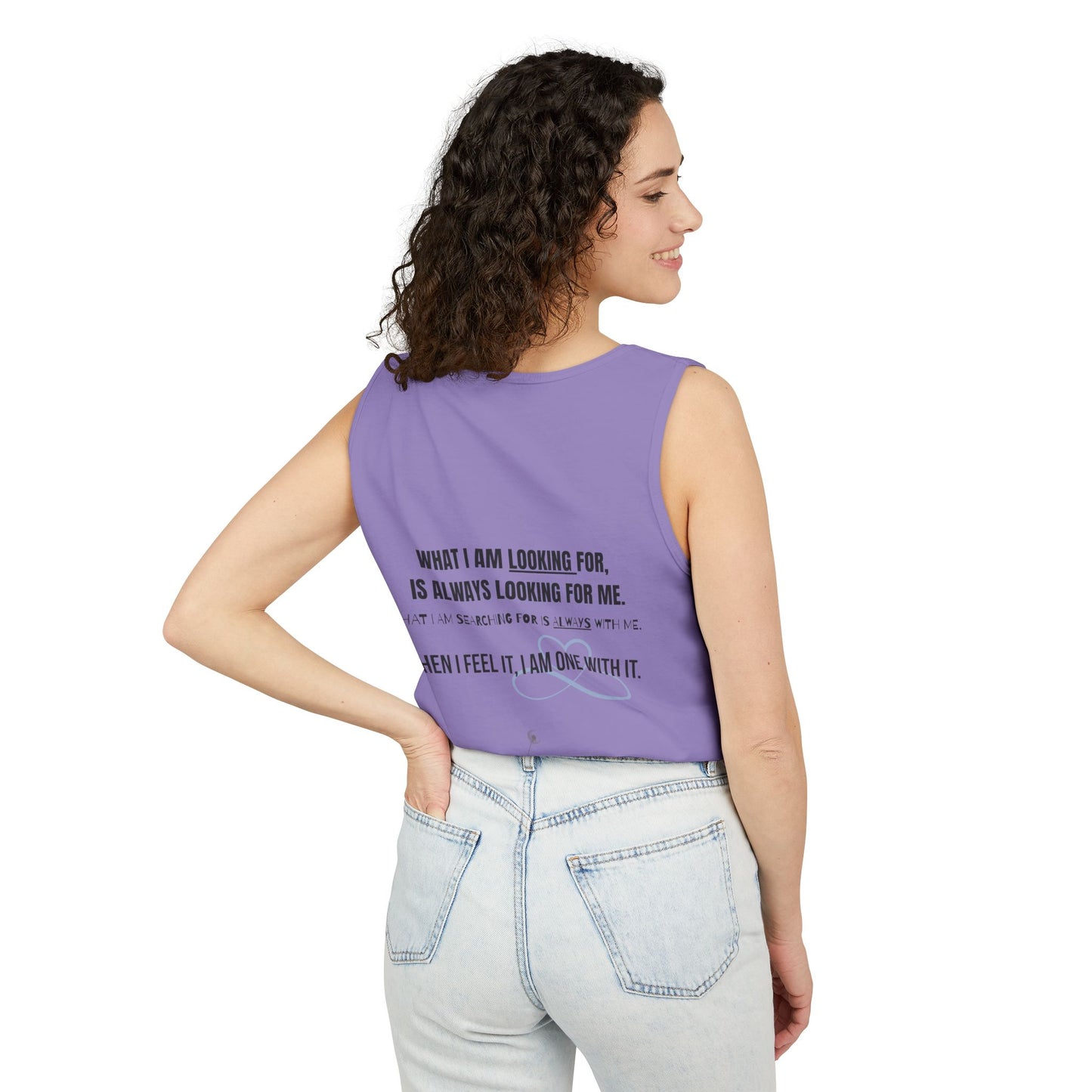 Acceptance Time | Tank Top | Unisex Summer Shirt, Casual Wear, Fitness Gear, Gift for Her, Relaxation Apparel