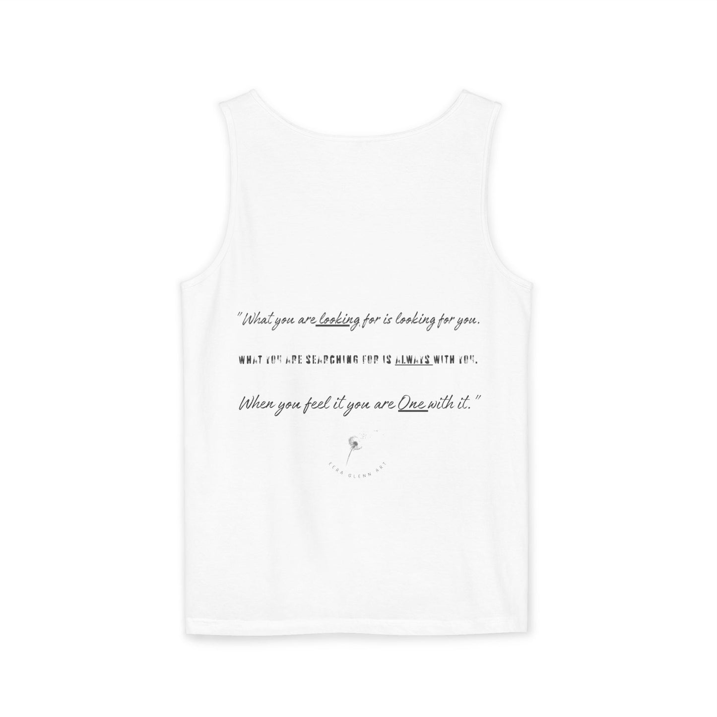 Create on Purpose | Tank Top | Unisex Summer Shirt, Casual Wear, Fitness Gear, Gift for Her, Relaxation Apparel