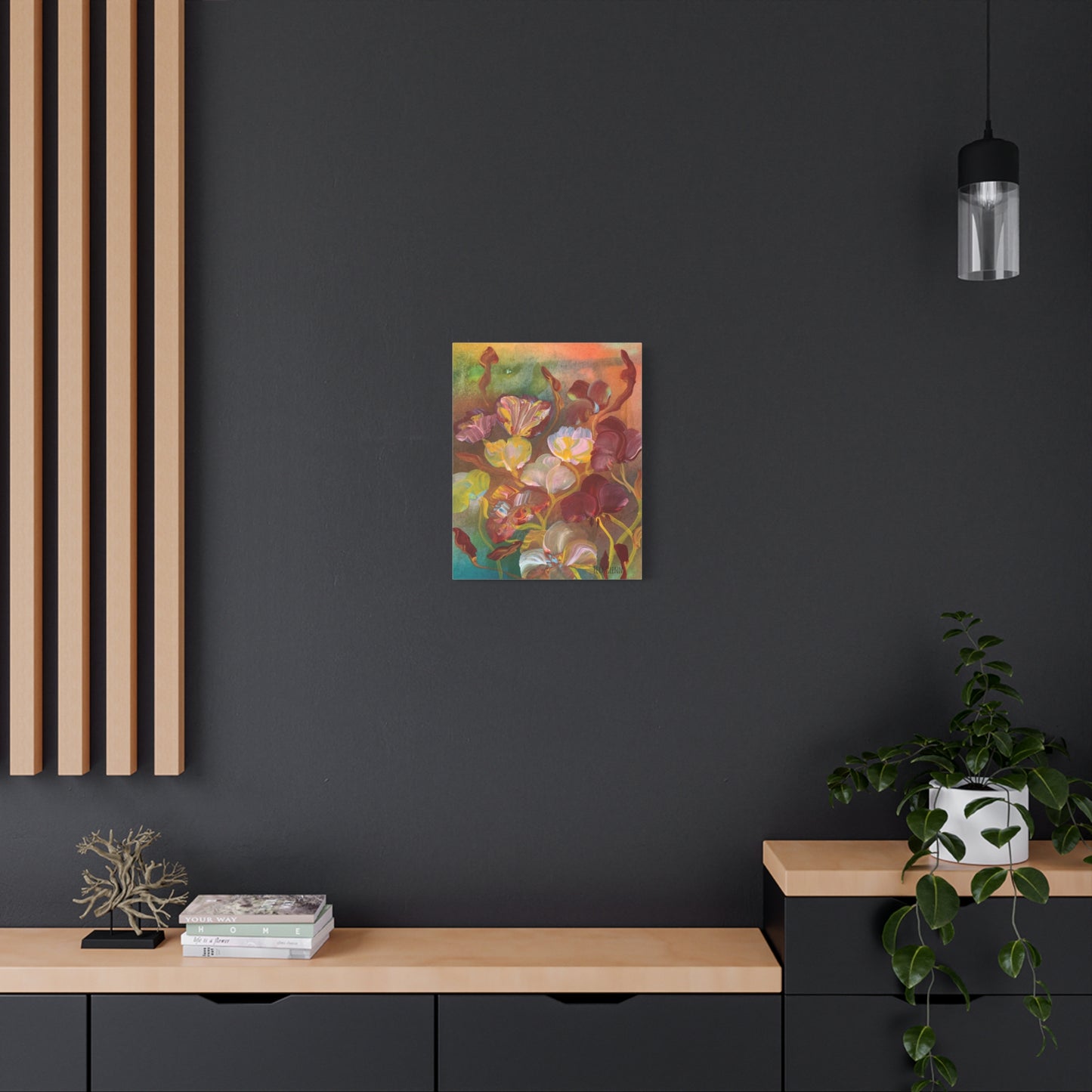 "Delicate Arrangement" Floral Art Print Matte Canvas, Stretched, 1.25"