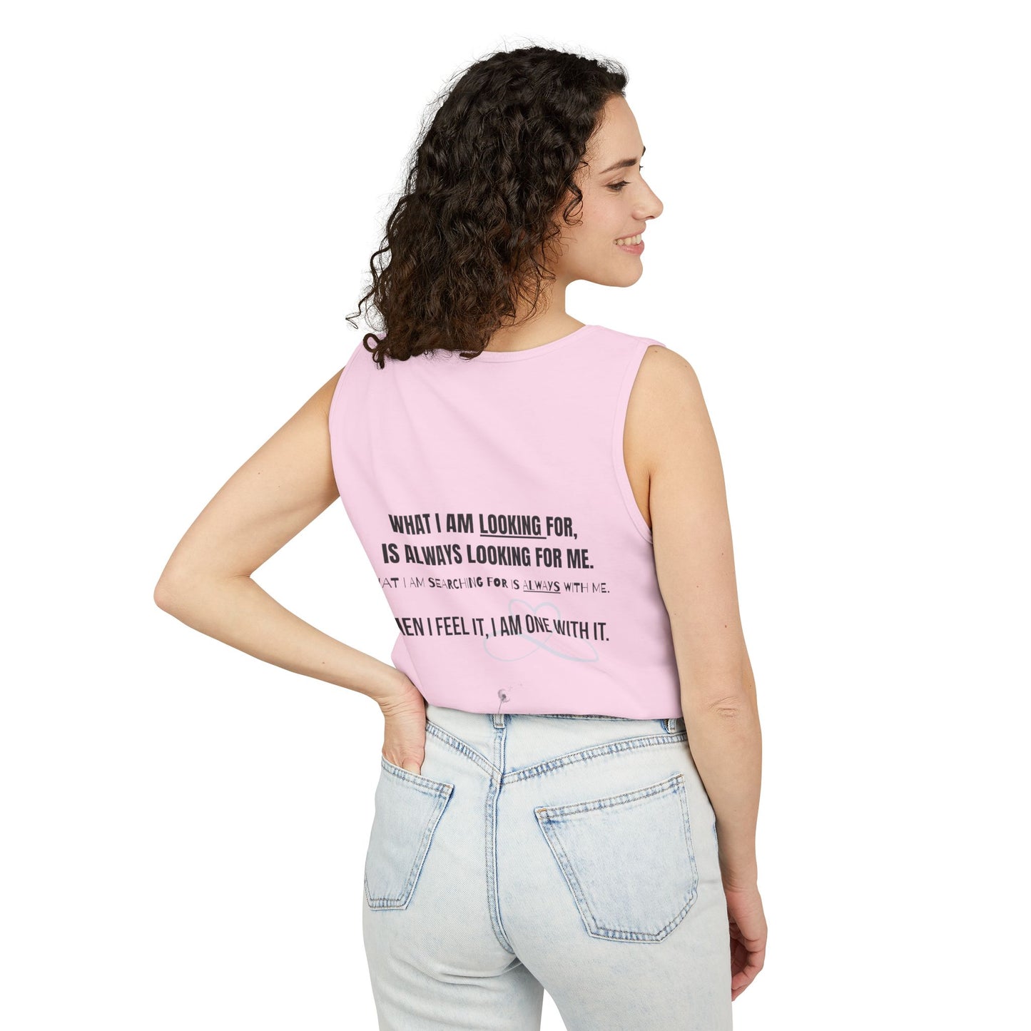 Acceptance Time | Tank Top | Unisex Summer Shirt, Casual Wear, Fitness Gear, Gift for Her, Relaxation Apparel