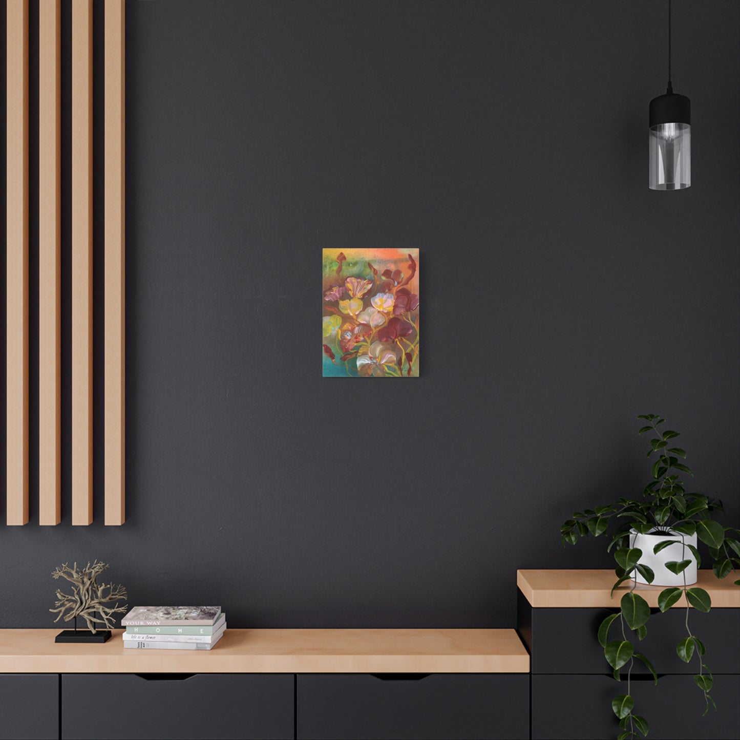 "Delicate Arrangement" Floral Art Print Matte Canvas, Stretched, 1.25"