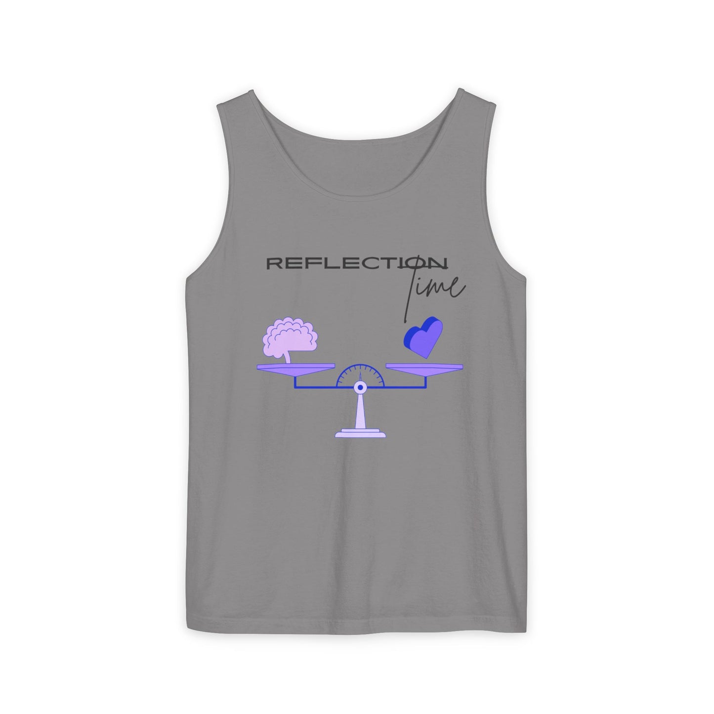 Reflection Time - Mindfulness Bingo | Tank Top | Unisex Summer Shirt, Casual Wear, Fitness Gear, Gift for Her, Relaxation Apparel