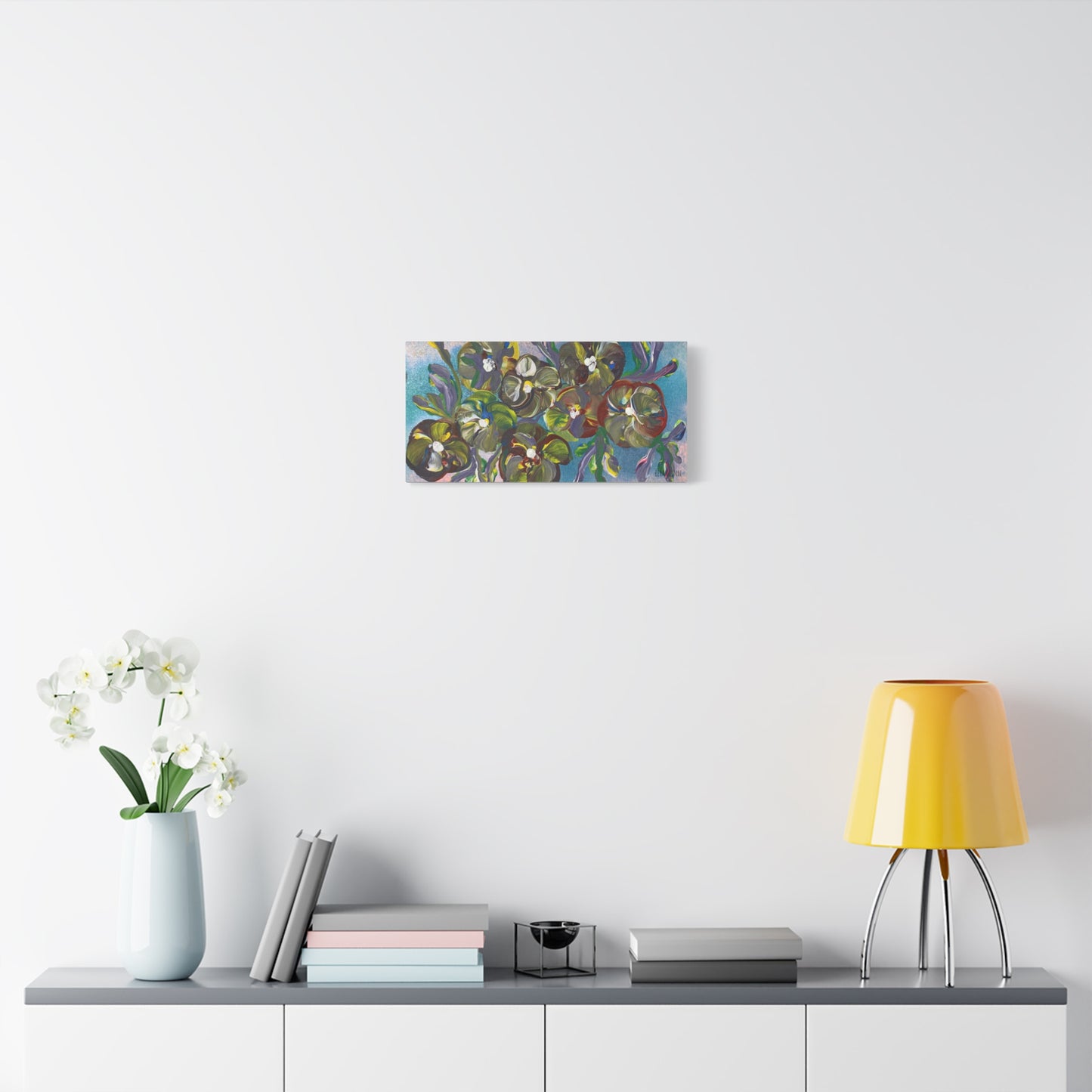 "In Full Bloom" Floral Art Print Matte Canvas, Stretched, 1.25"
