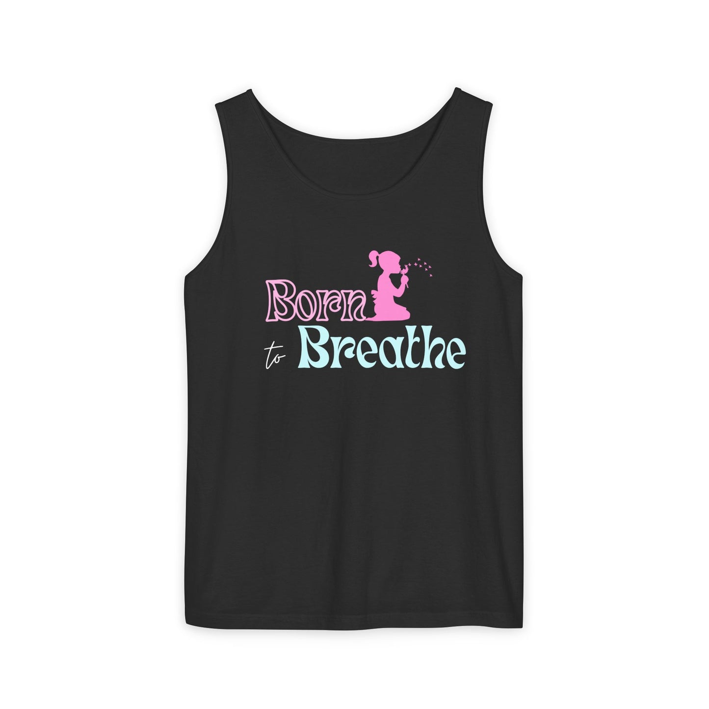 Born to Breathe Tank Top | Unisex Summer Shirt, Casual Wear, Fitness Gear, Gift for Her, Relaxation Apparel