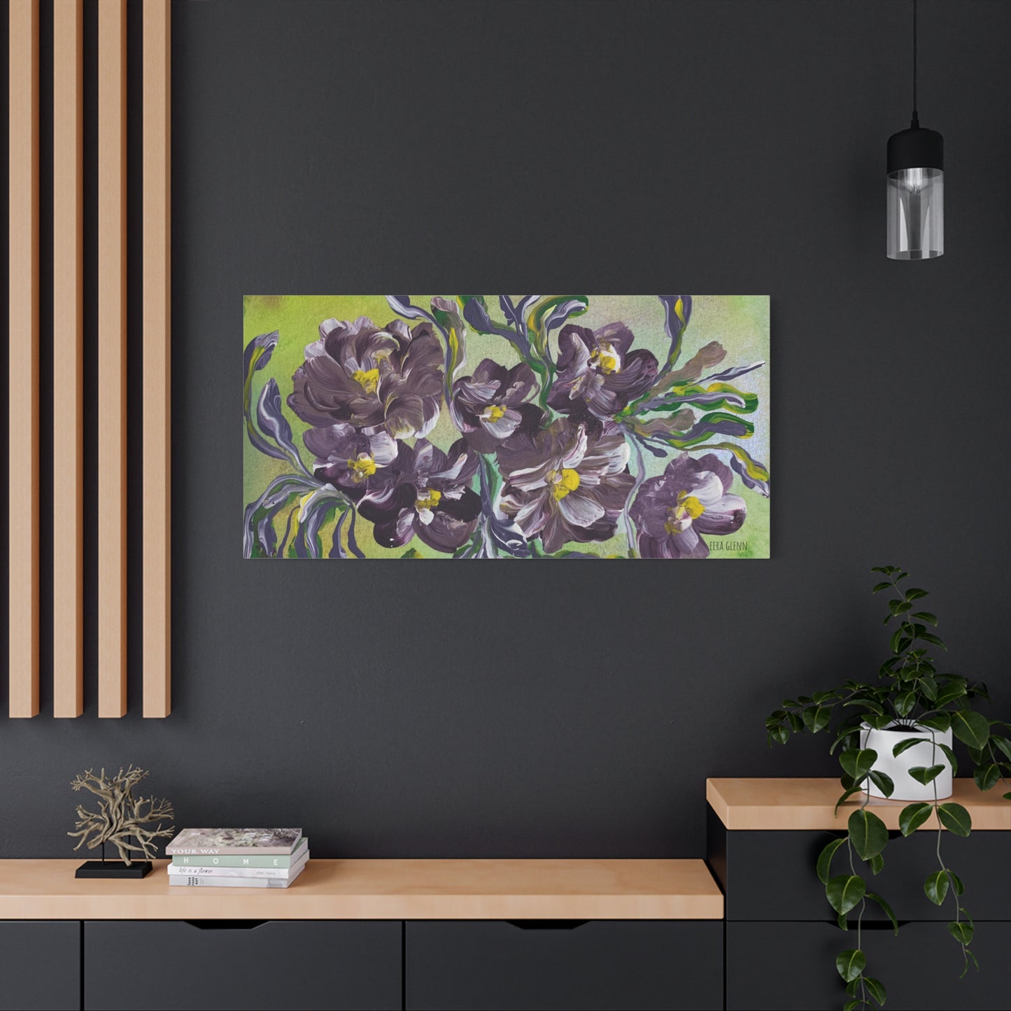 "Radiant Day" Floral Art Print Matte Canvas, Stretched, 1.25"