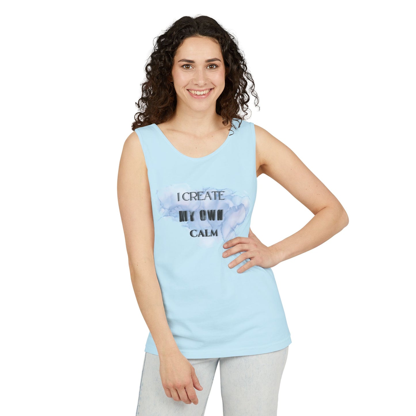 I Create My Own Calm  | Tank Top |  Unisex Summer Shirt, Casual Wear, Fitness Gear, Gift for Her, Relaxation Apparel