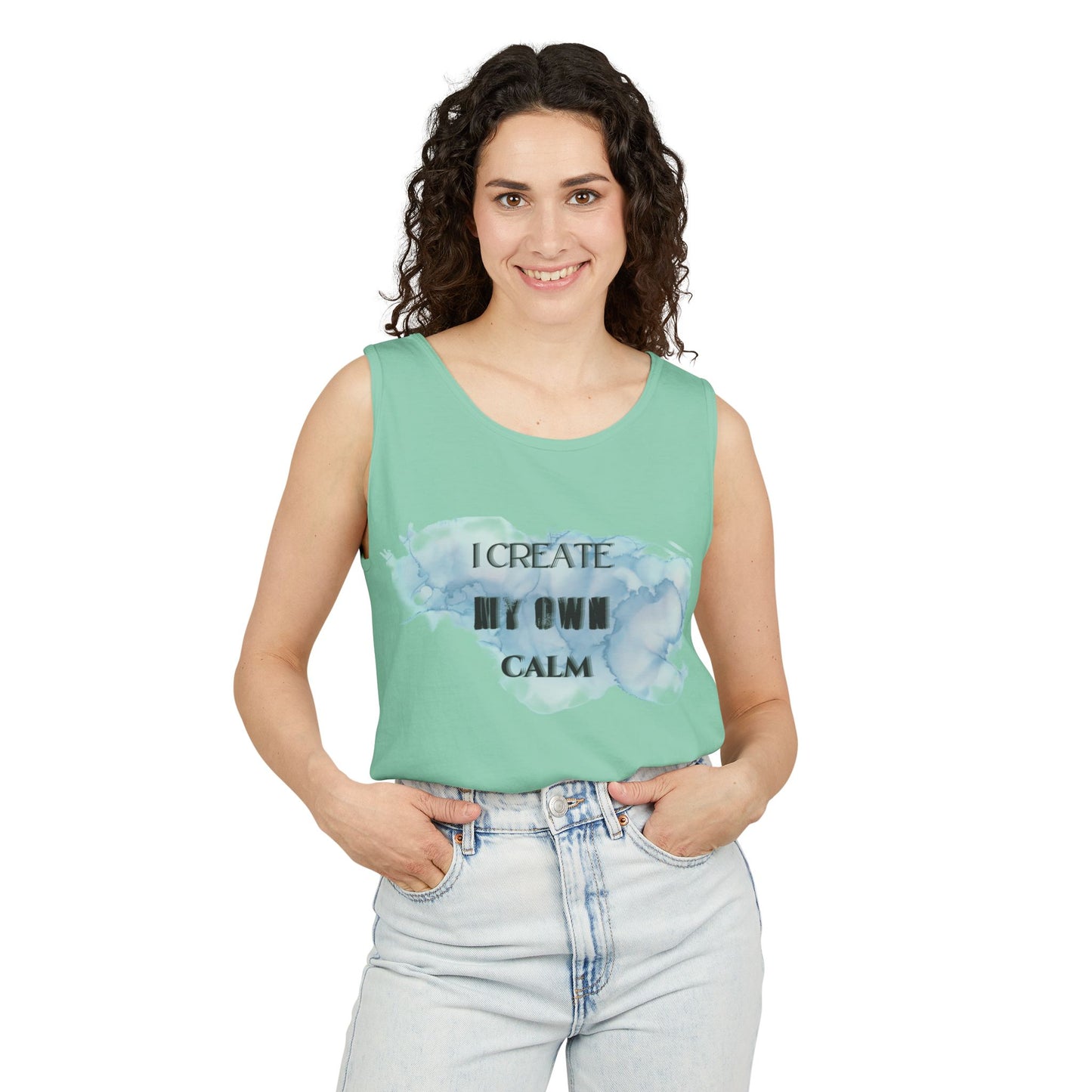 I Create My Own Calm  | Tank Top |  Unisex Summer Shirt, Casual Wear, Fitness Gear, Gift for Her, Relaxation Apparel
