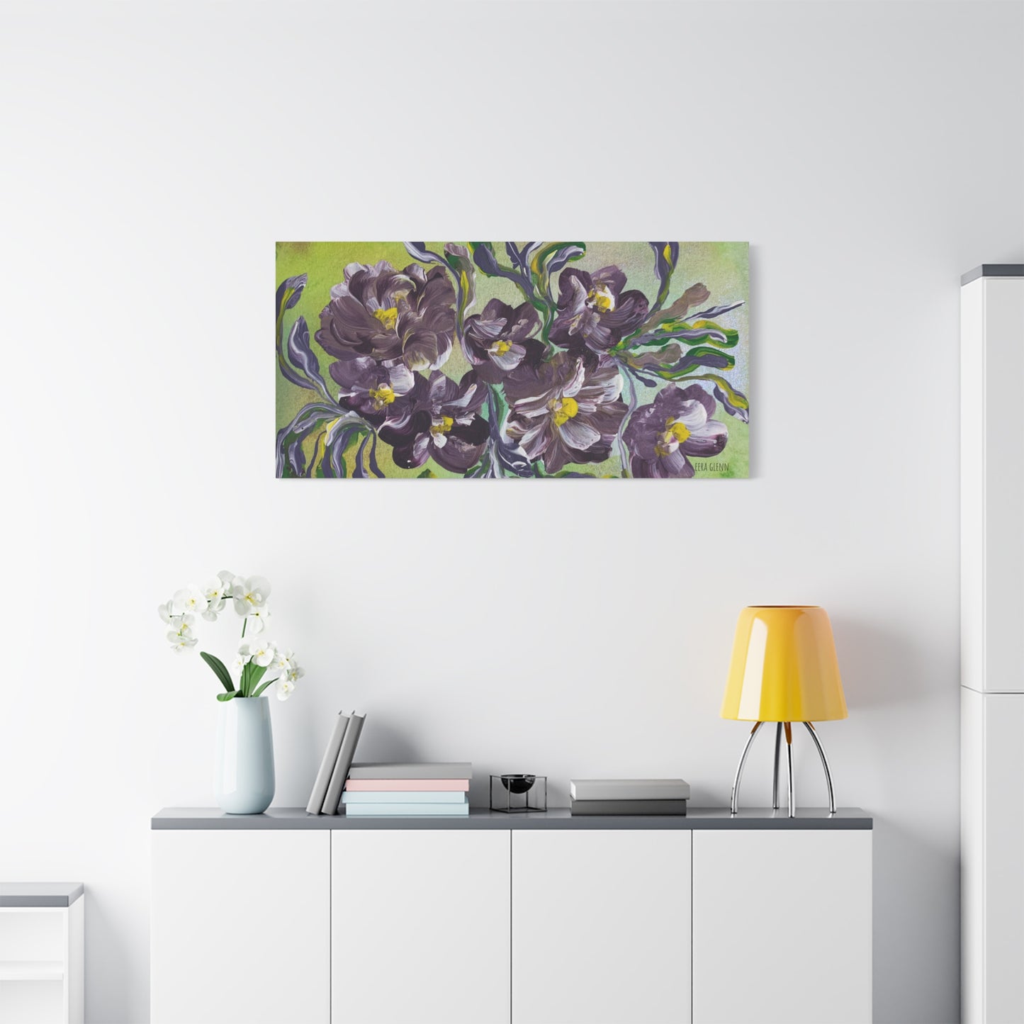 "Radiant Day" Floral Art Print Matte Canvas, Stretched, 1.25"