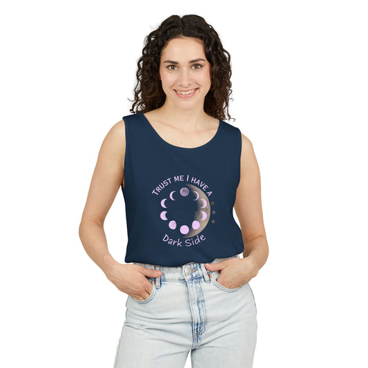 Trust Me I have A Dark Side | Tank Top | Unisex Summer Shirt, Casual Wear, Fitness Gear, Gift for Her, Relaxation Apparel