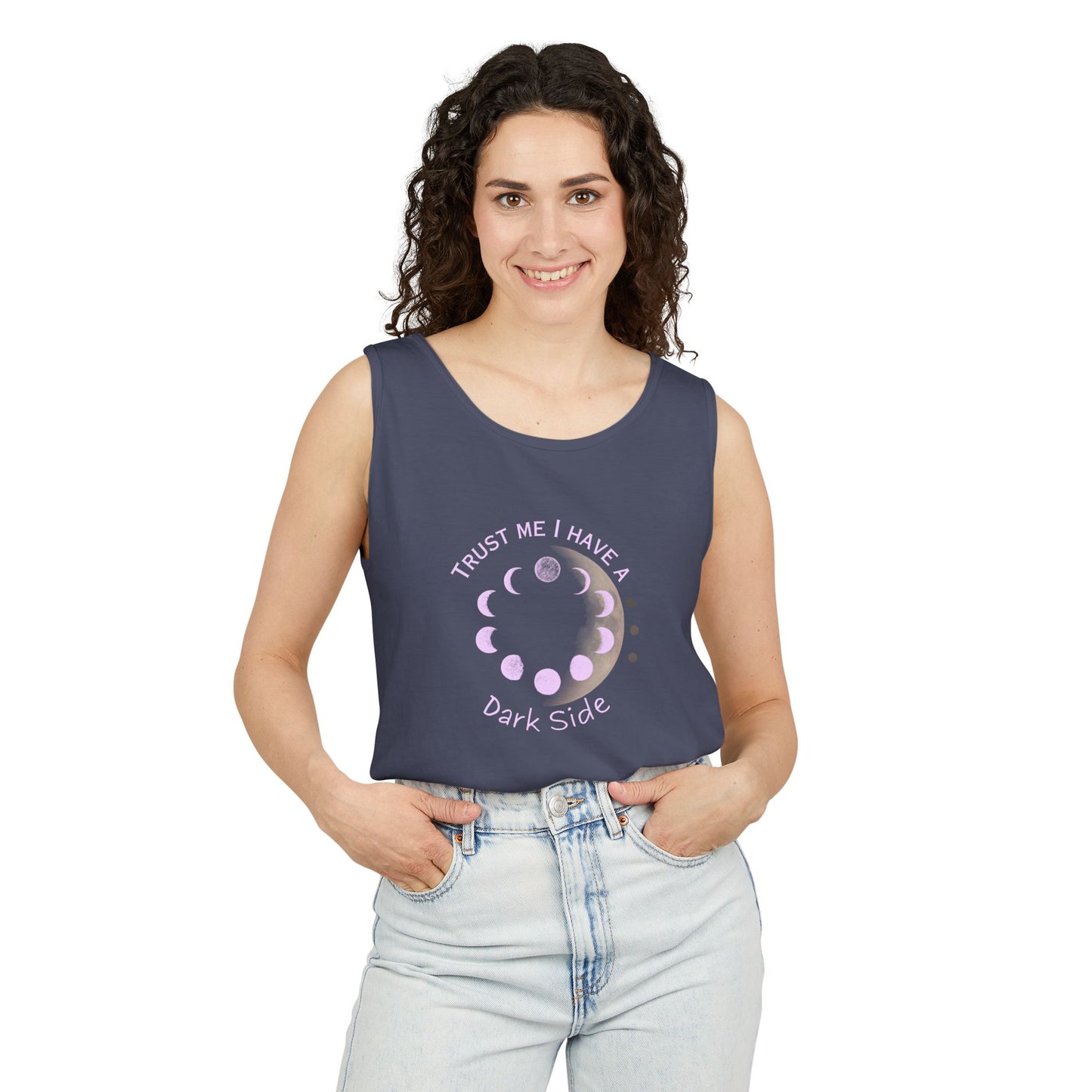 Trust Me I have A Dark Side | Tank Top | Unisex Summer Shirt, Casual Wear, Fitness Gear, Gift for Her, Relaxation Apparel