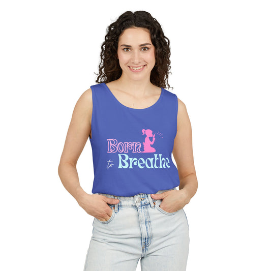 Born to Breathe Tank Top | Unisex Summer Shirt, Casual Wear, Fitness Gear, Gift for Her, Relaxation Apparel