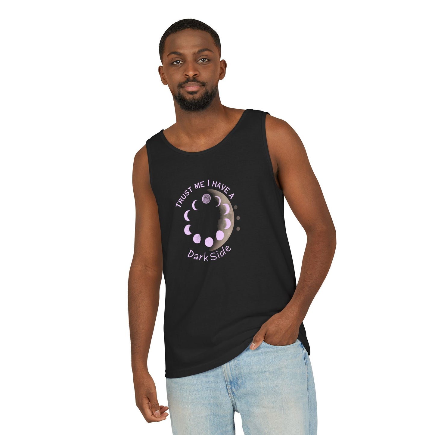 Trust Me I have A Dark Side | Tank Top | Unisex Summer Shirt, Casual Wear, Fitness Gear, Gift for Her, Relaxation Apparel