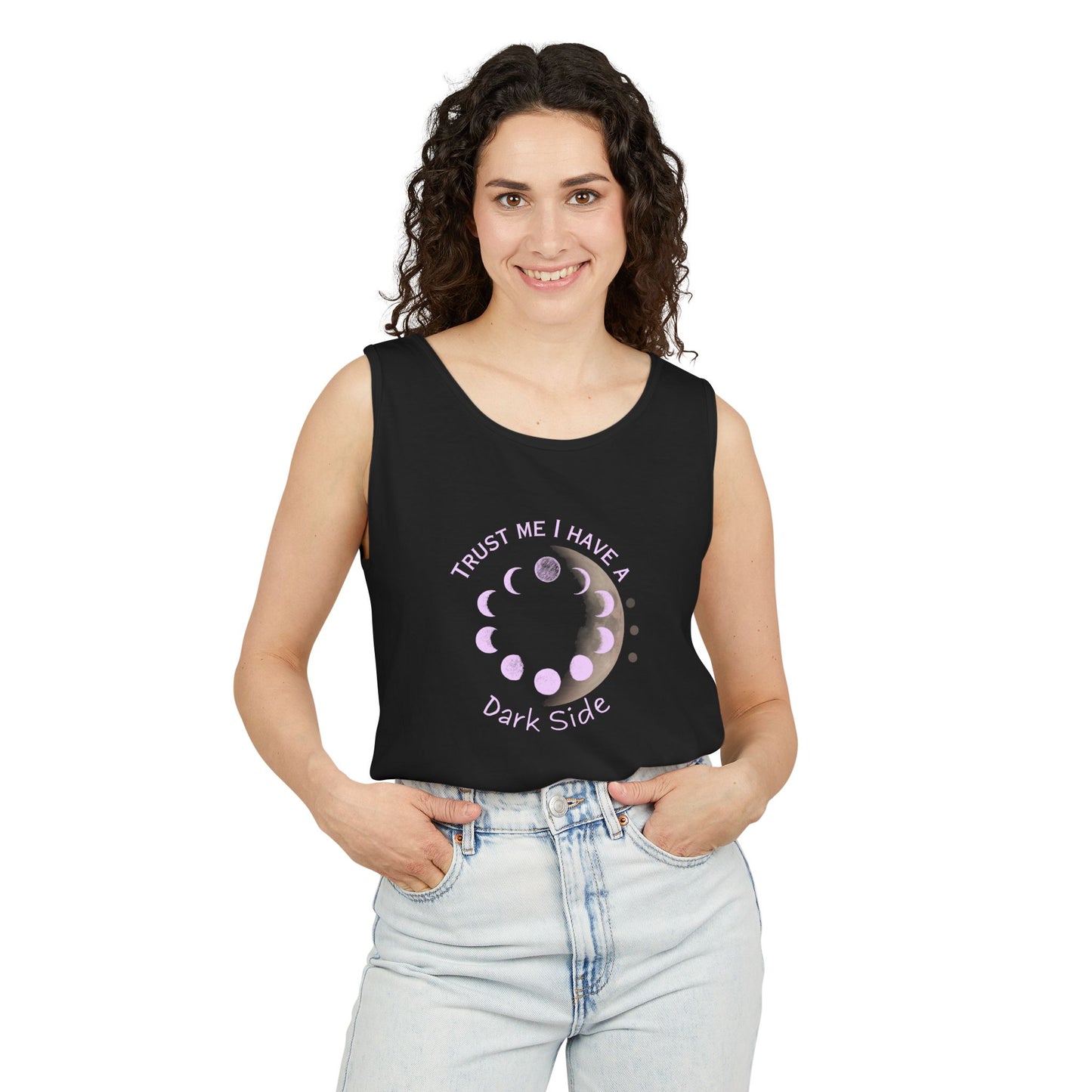 Trust Me I have A Dark Side | Tank Top | Unisex Summer Shirt, Casual Wear, Fitness Gear, Gift for Her, Relaxation Apparel