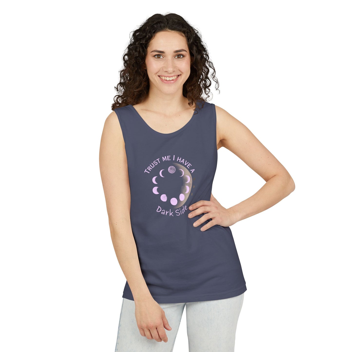 Trust Me I have A Dark Side | Tank Top | Unisex Summer Shirt, Casual Wear, Fitness Gear, Gift for Her, Relaxation Apparel