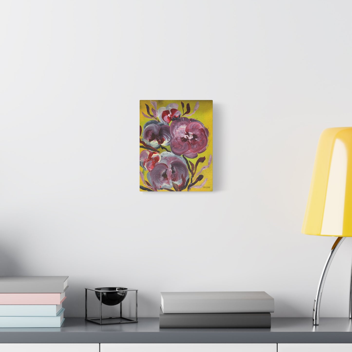 "In Full Glory" Floral Art Print Matte Canvas, Stretched, 1.25"